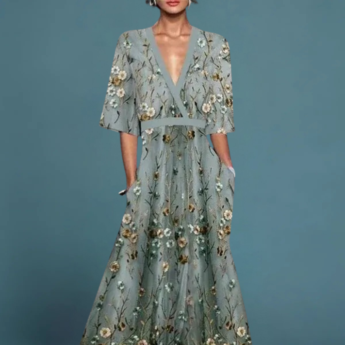 Ysara™ | Elegant sommerblomstret kjole for kvinner